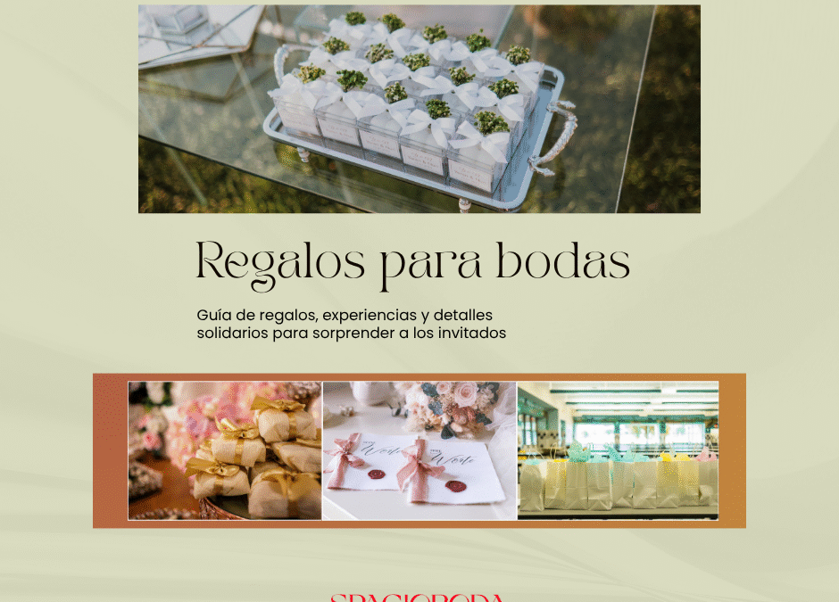 Regalos para invitados de boda
