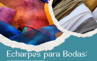 Echarpes para bodas: La tendencia elegante