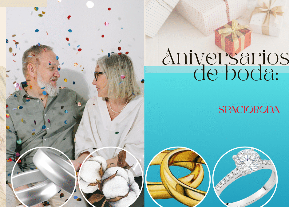 Aniversarios de boda: la guia completa de Bodas de Papel a las Bodas de Diamante