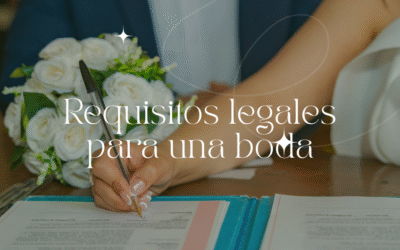 Requisitos legales para una boda